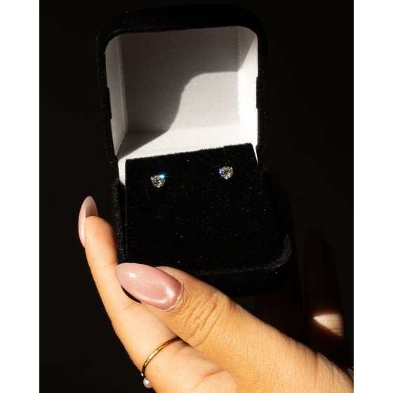 1.00ctw martini studs in 14k Gold