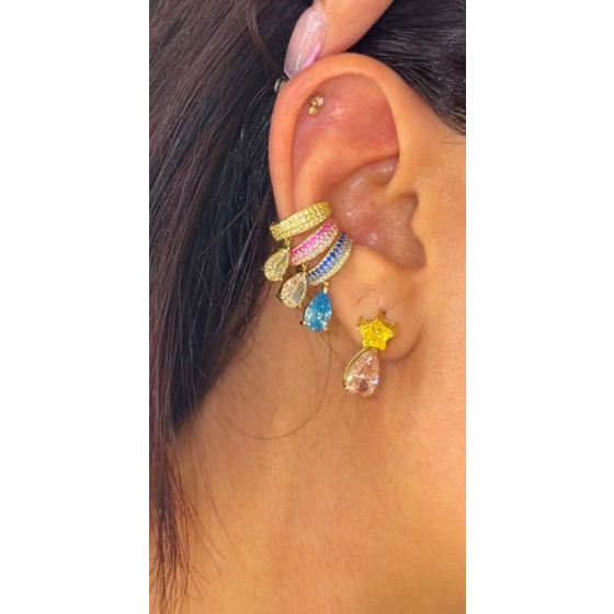“Samia” diamond ear cuff