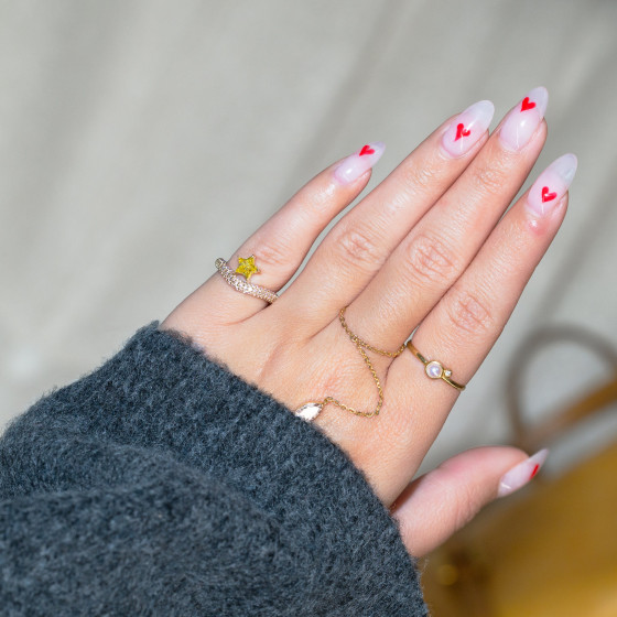 “Etoile” Star Diamond Pinky Ring